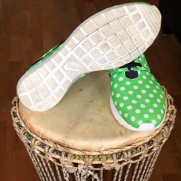 Nike Roshe NM Polka Dot 810857-300 Green Size 12 - Picture 7 of 7